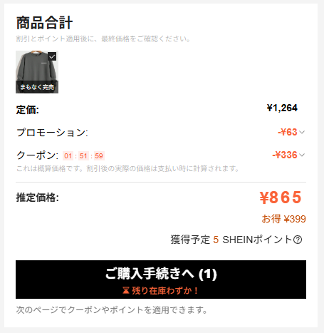 SHEINポイントの使い方を画像を使って分かりやすく解説